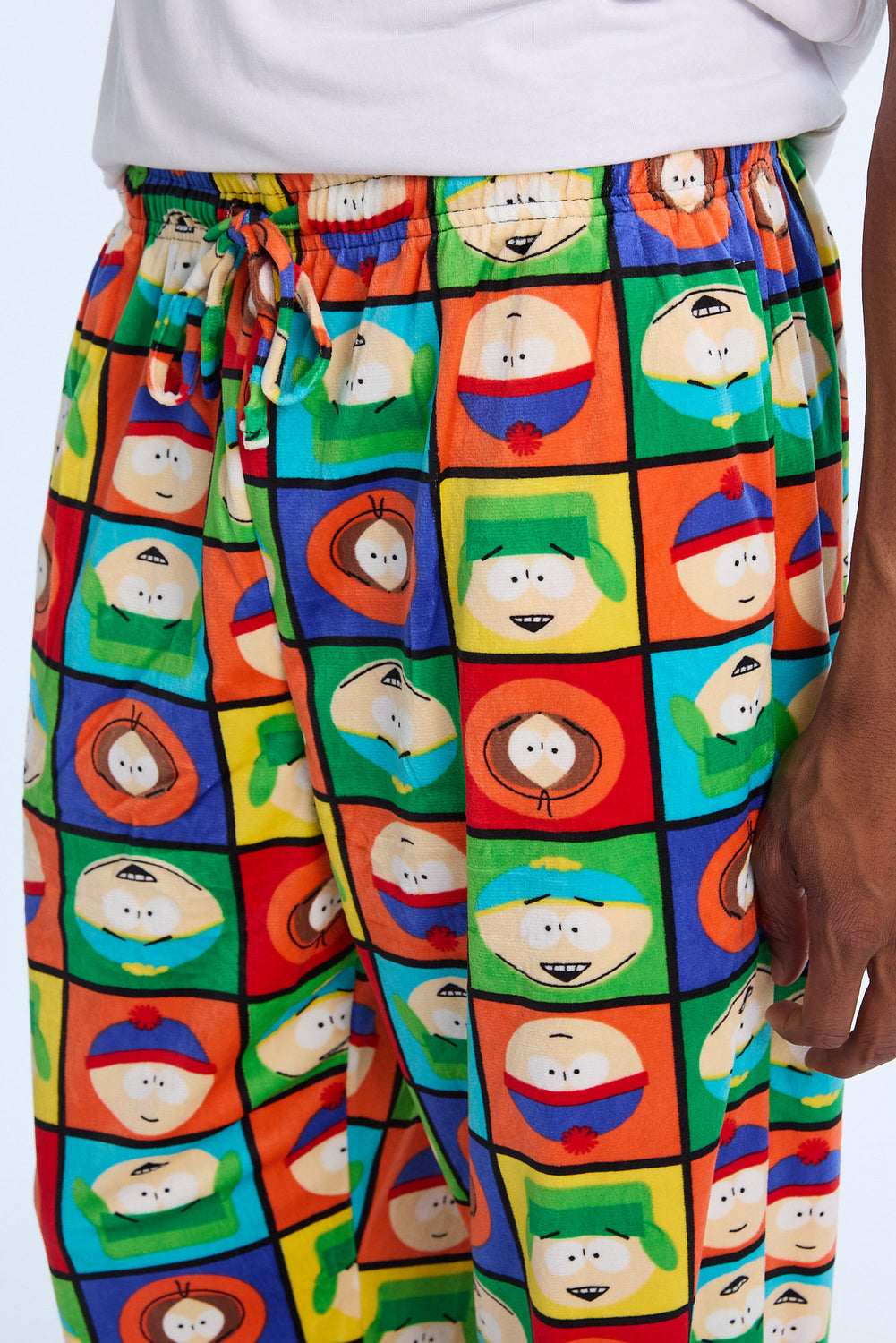 Mens South Park Checkerboard Fleece Pajama Pant Mens South Park Checkerboard Fleece Pajama Pant