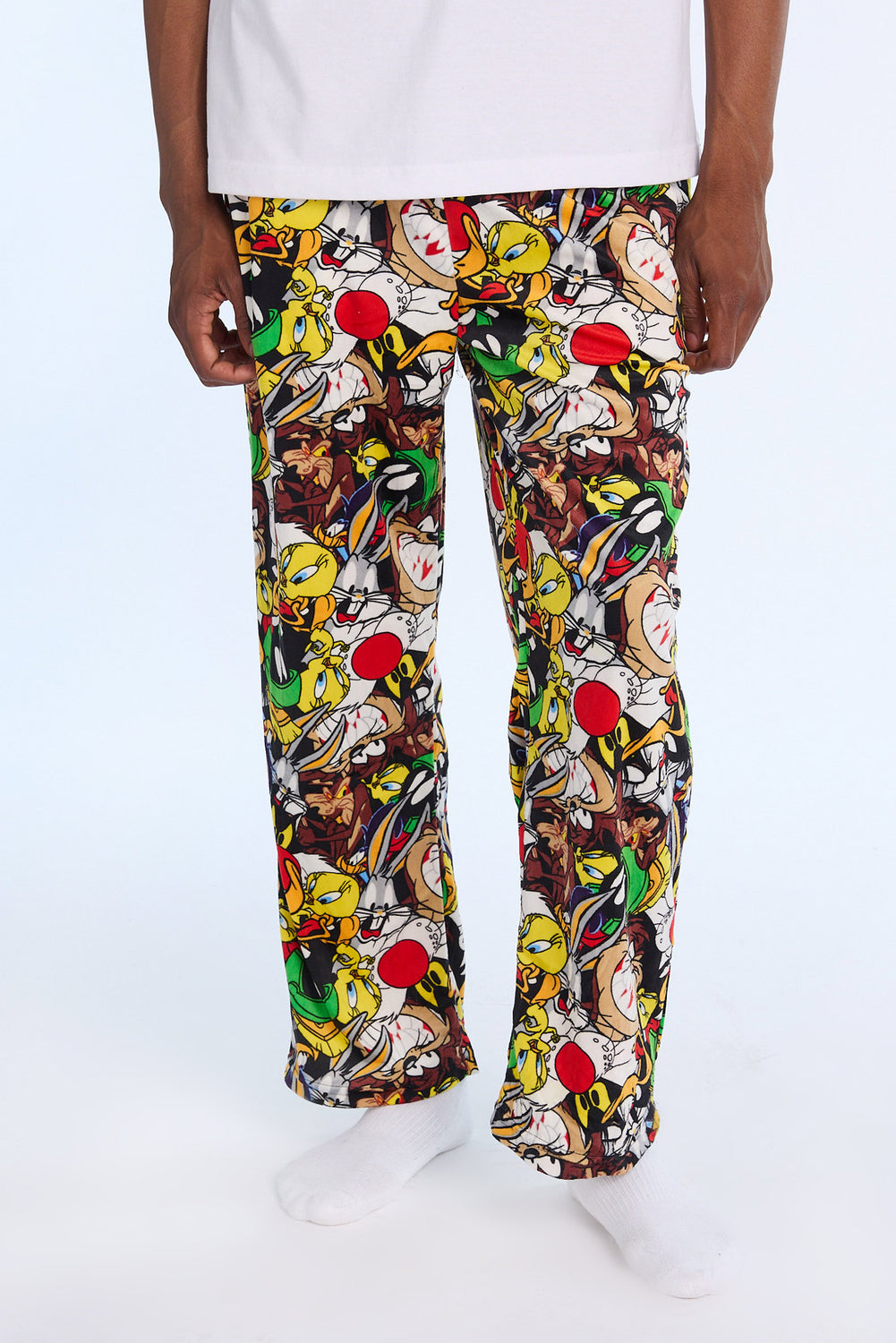 Mens Looney Tunes Fleece Pajama Pant Mens Looney Tunes Fleece Pajama Pant
