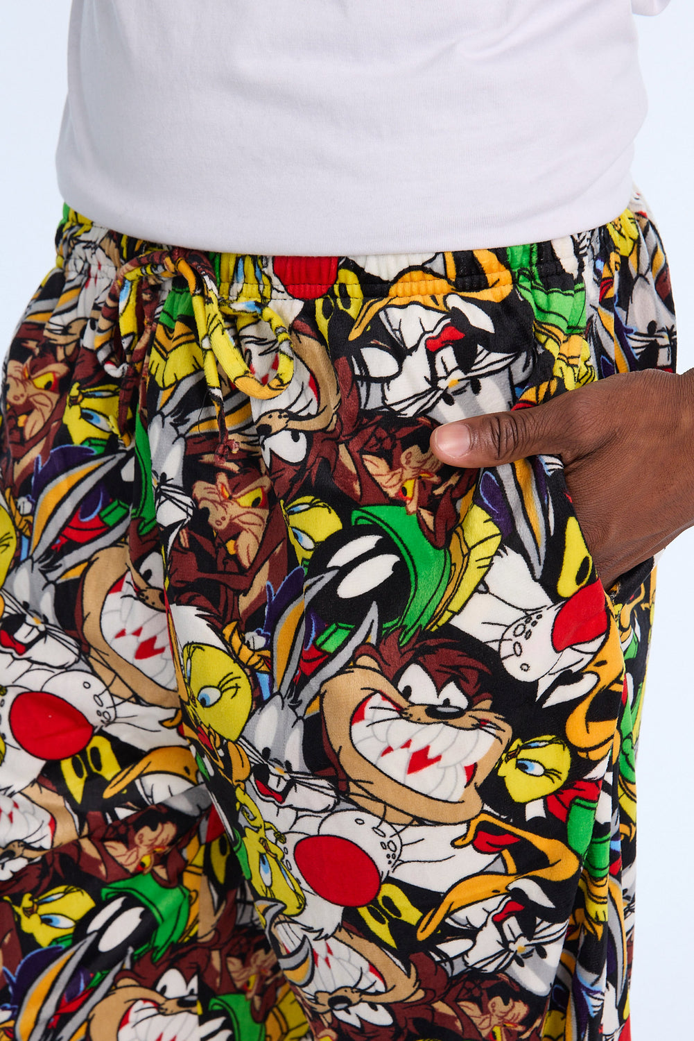 Mens Looney Tunes Fleece Pajama Pant Mens Looney Tunes Fleece Pajama Pant