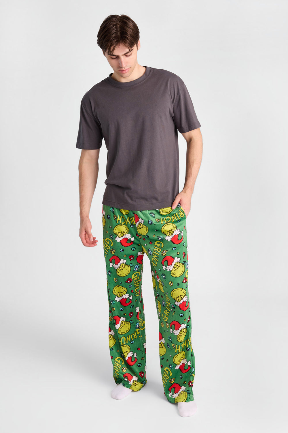 The Grinch Print Pajama Pants The Grinch Print Pajama Pants
