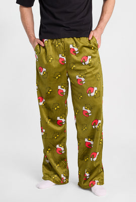 Pantalon de pyjama à imprimé de visages Le Grinch