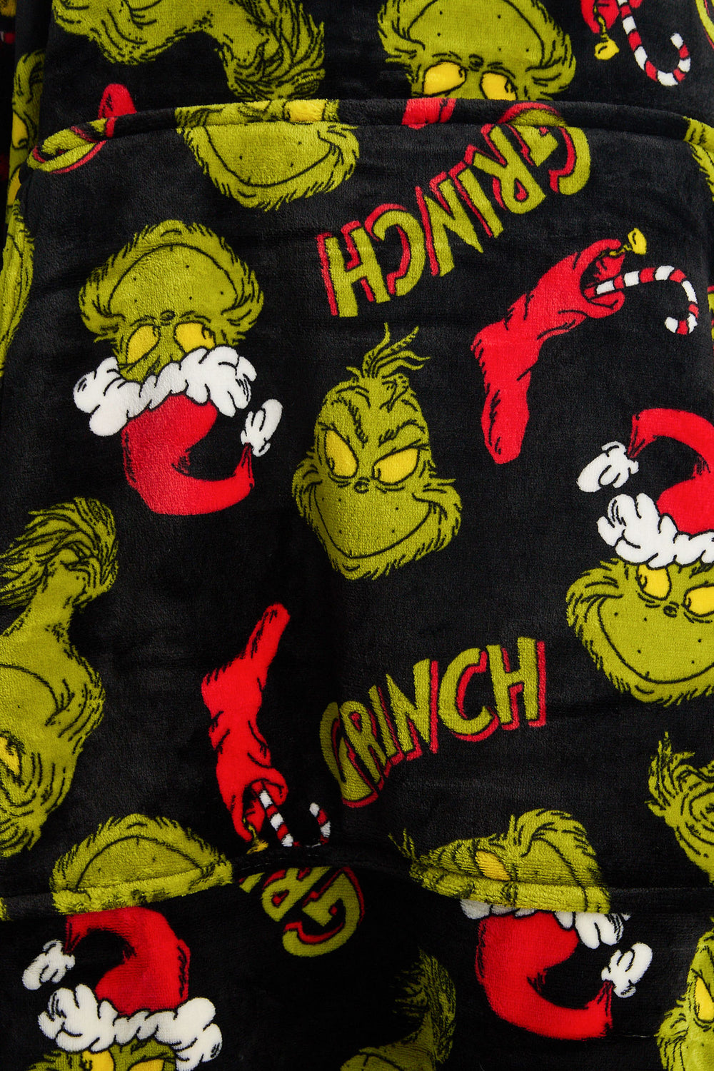 Haut à capuchon couverture imprimé The Grinch Haut à capuchon couverture imprimé The Grinch