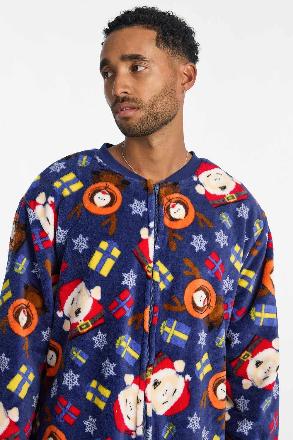 Combinaison pyjama en peluche imprimé South Park homme Combinaison pyjama en peluche imprimé South Park homme