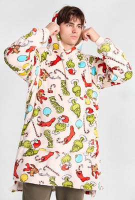The Grinch Graphic Oversized Blanket Hoodie