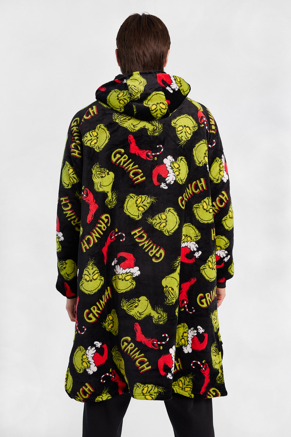 Haut à capuchon couverture imprimé Le Grinch Haut à capuchon couverture imprimé Le Grinch