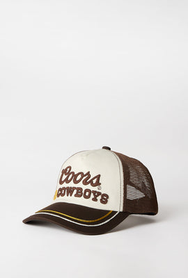 Casquette trucker brodée Coors & Cowboys