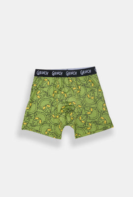 Boxer imprimé visages du Grinch homme