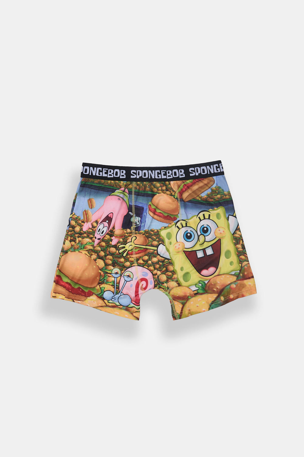 Boxer imprimé hamburger SpongeBob homme Boxer imprimé hamburger SpongeBob homme