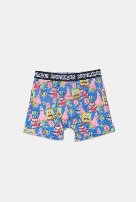 Boxer imprimé personnage Bob l'Éponge homme