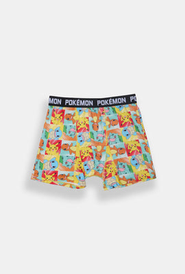 Boxer imprimé damier Pokémon homme