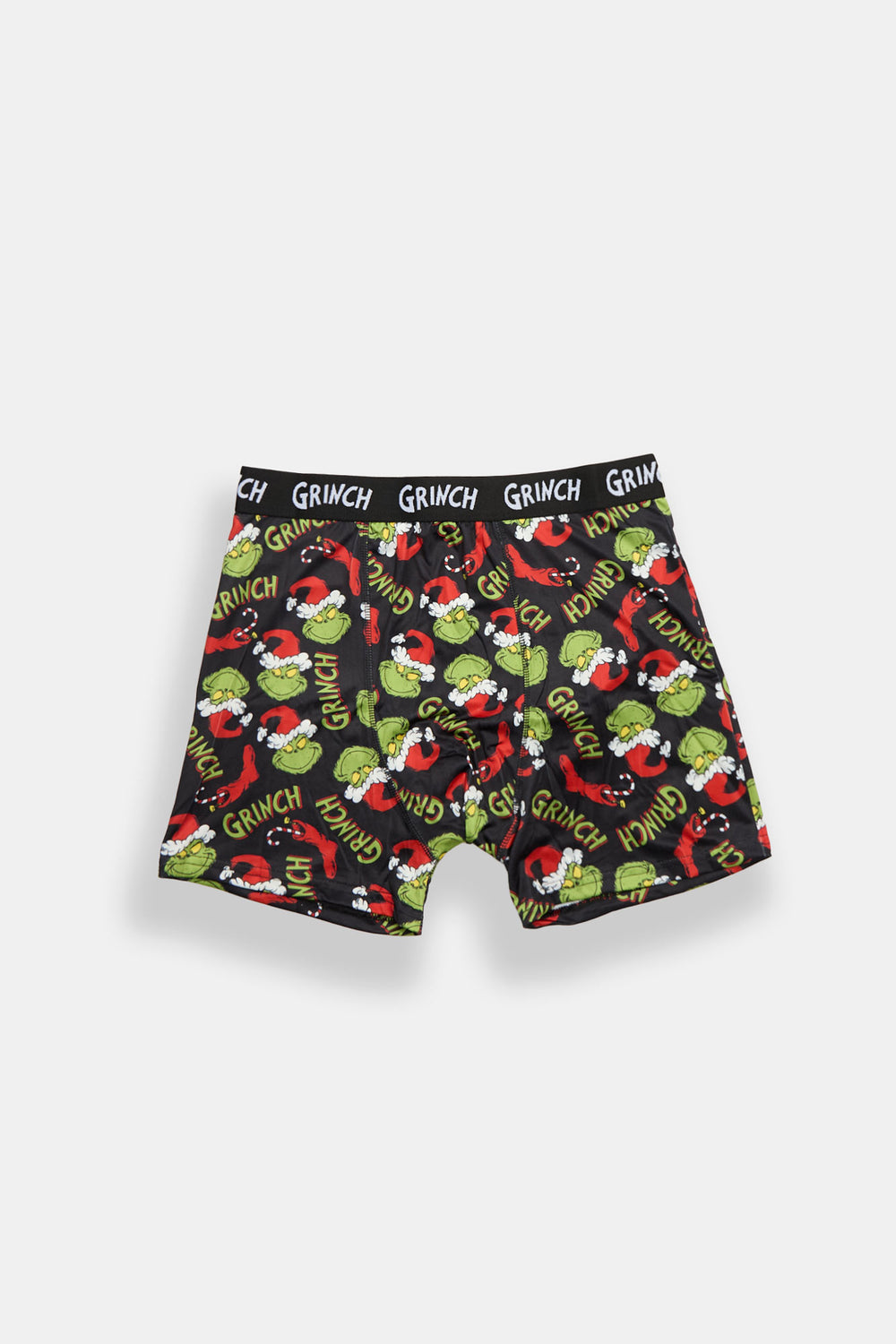 Caleçon boxeur imprimé de Noël Le Grinch Caleçon boxeur imprimé de Noël Le Grinch