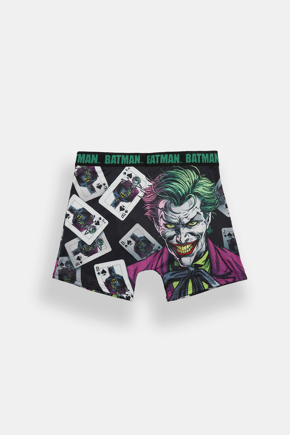 Caleçon boxeur imprimé Joker et cartes à jouer Caleçon boxeur imprimé Joker et cartes à jouer