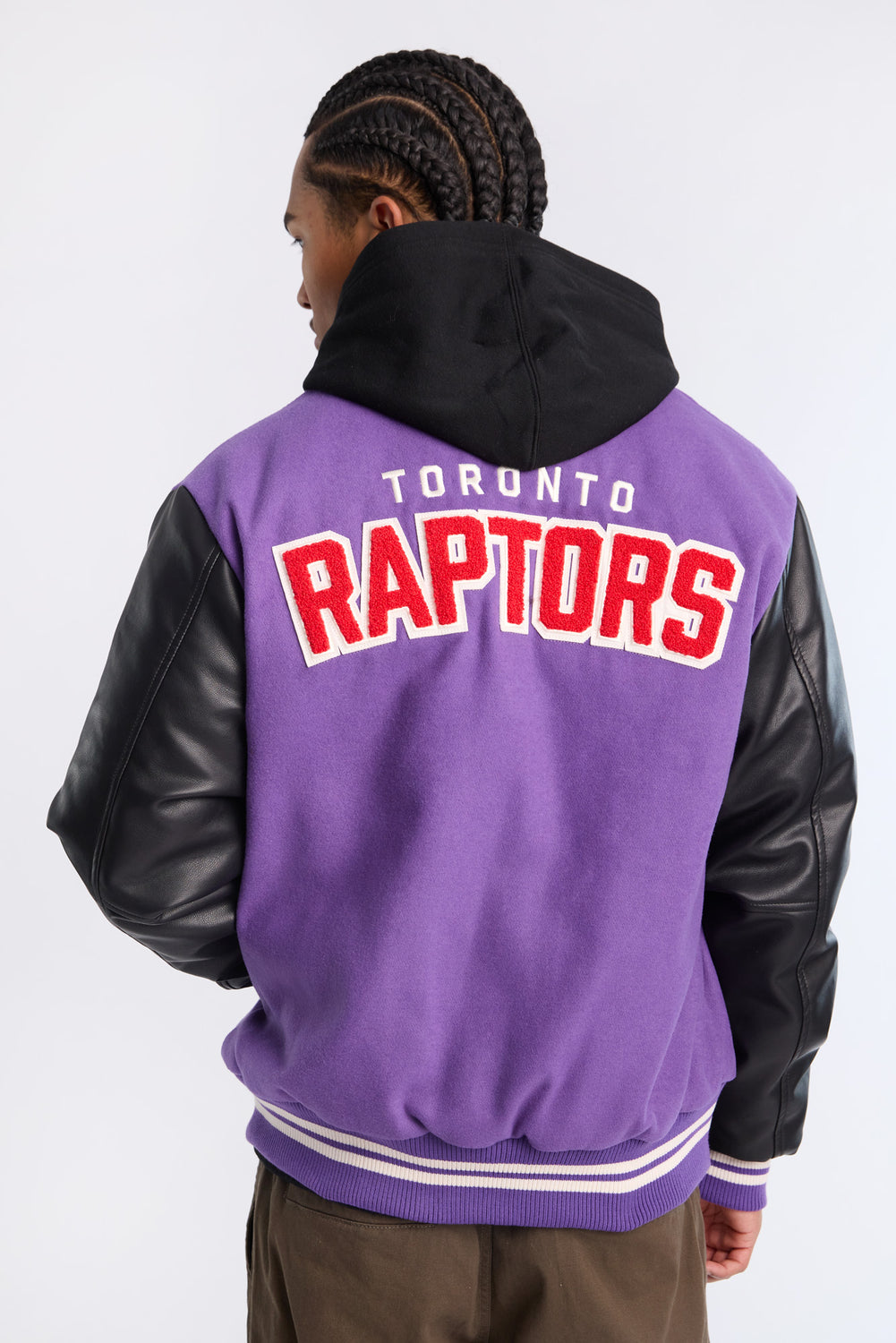 Veste bomber universitaire Toronto Raptors homme Veste bomber universitaire Toronto Raptors homme
