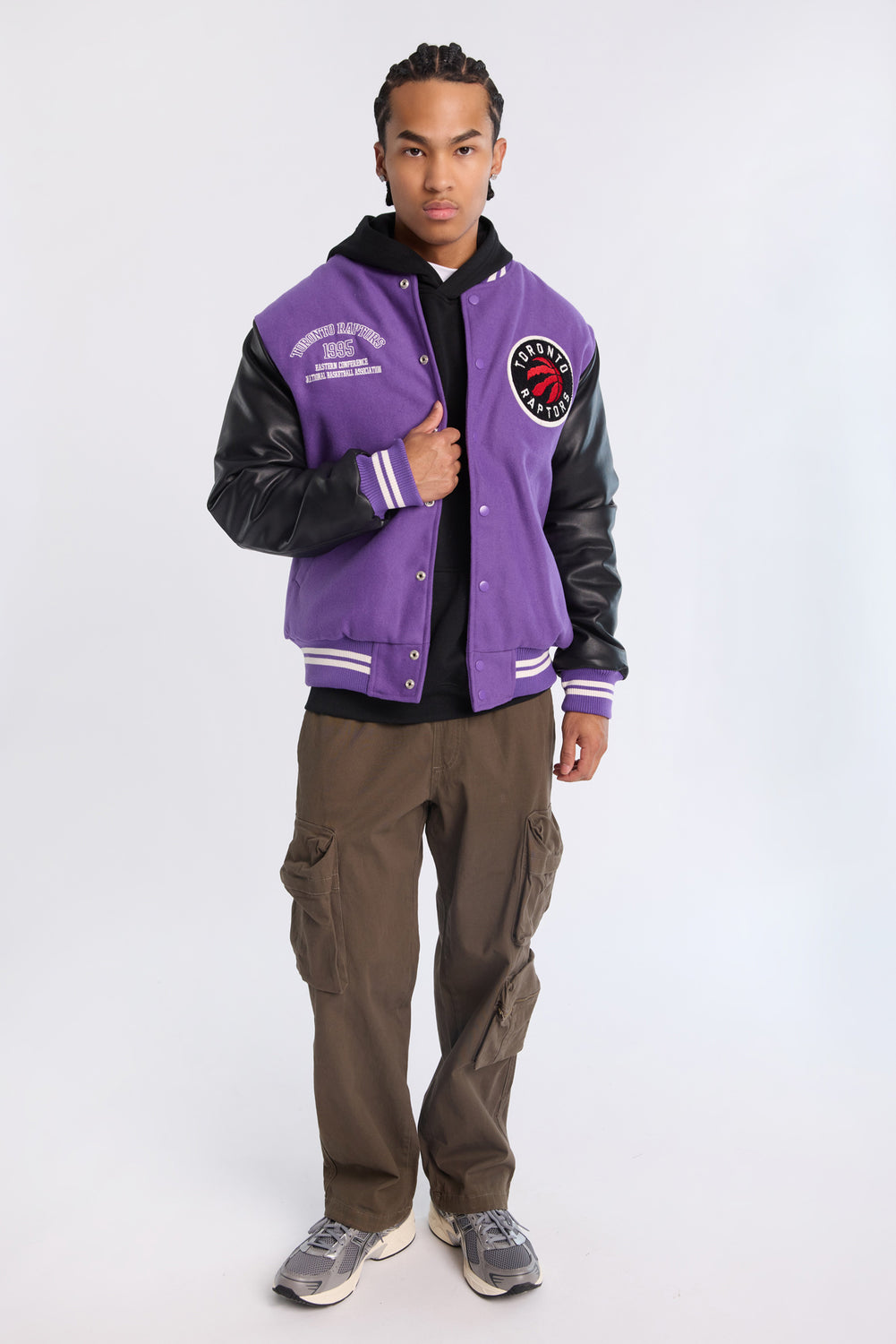 Mens Toronto Raptors Varsity Bomber Jacket Mens Toronto Raptors Varsity Bomber Jacket