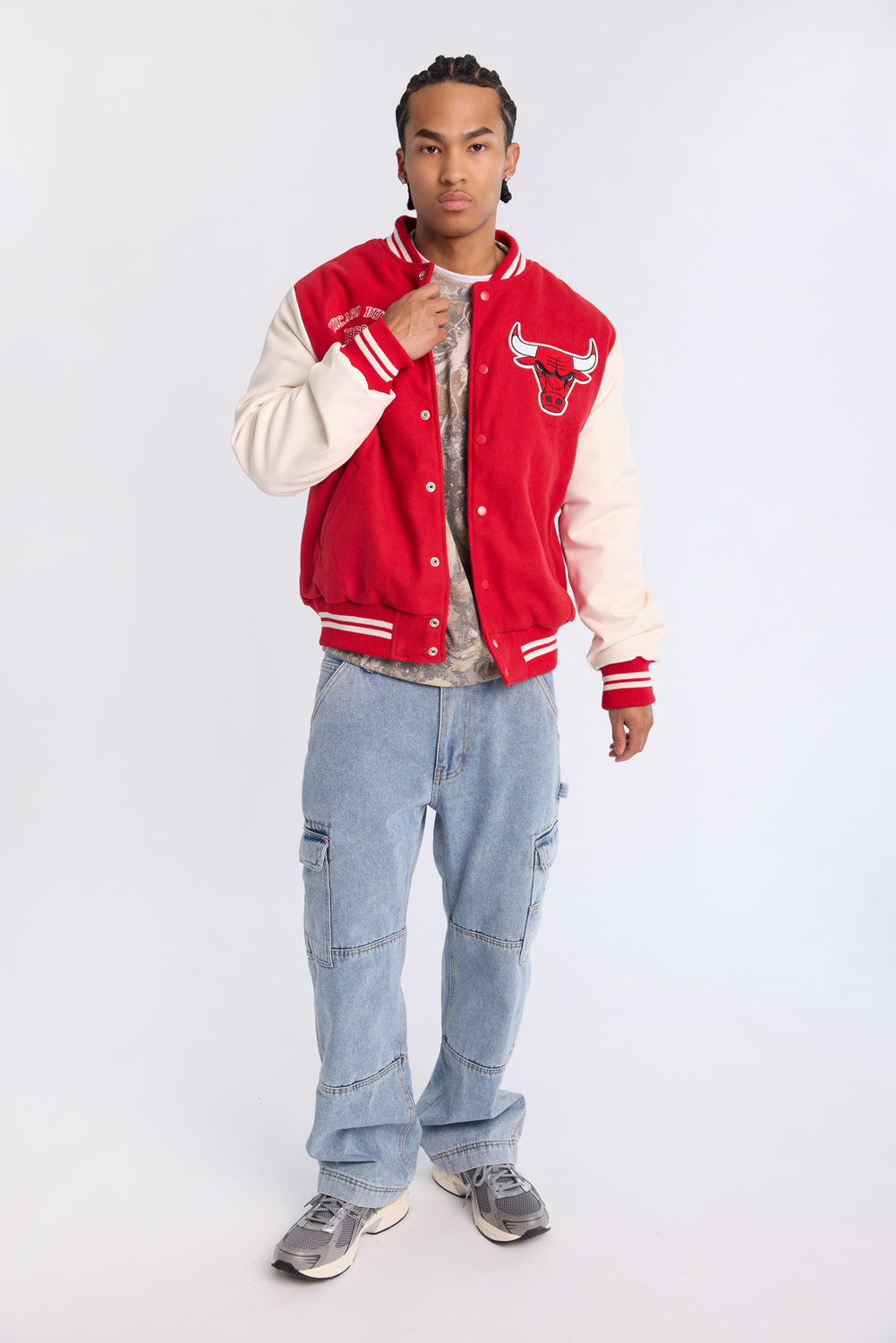 Mens Chicago Bulls Varsity Bomber Jacket Mens Chicago Bulls Varsity Bomber Jacket