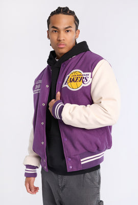 Veste bomber universitaire LA Lakers homme