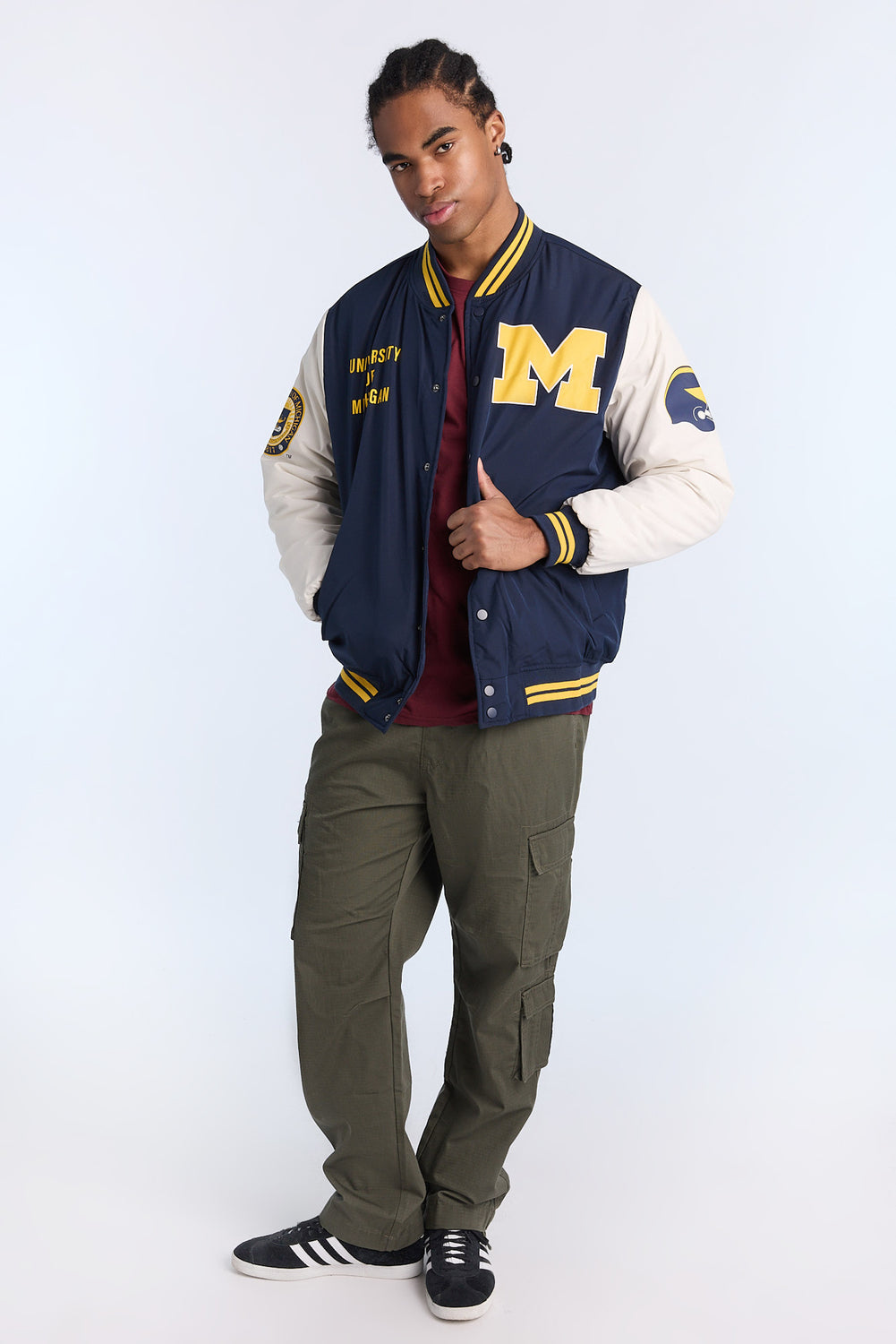 Veste bomber University of Michigan homme Veste bomber University of Michigan homme - West49