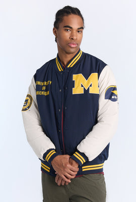 Veste bomber University of Michigan homme