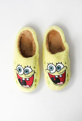 Mens SpongeBob Plush Slippers