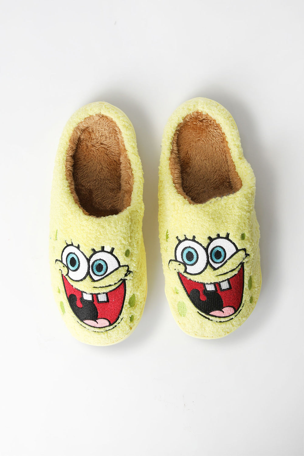 Mens SpongeBob Plush Slippers Mens SpongeBob Plush Slippers
