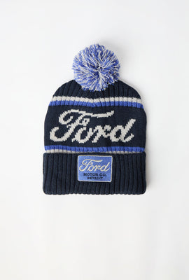 Ford Logo Pom-Pom Beanie