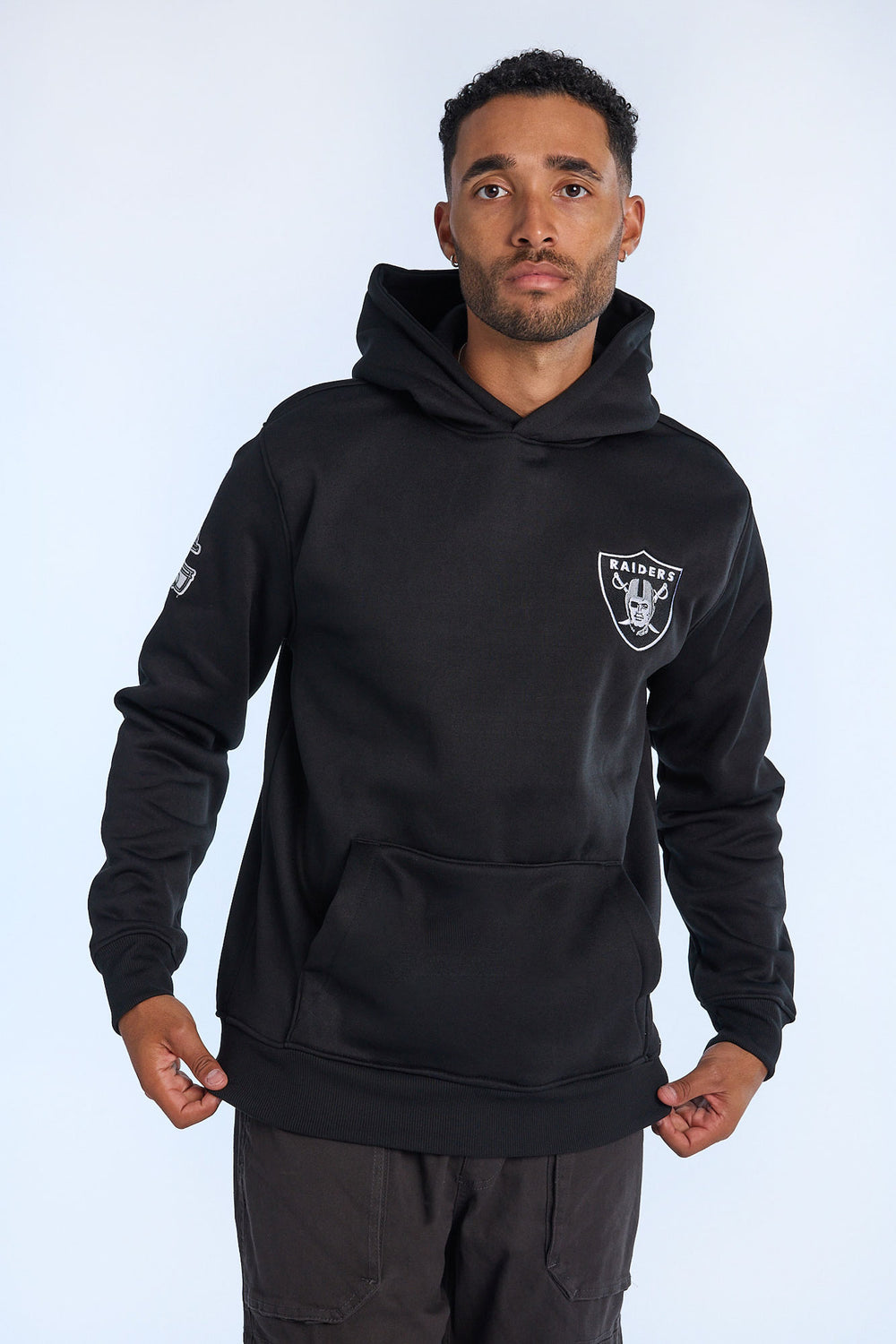 Haut à capuchon logo Las Vegas Raiders homme Haut à capuchon logo Las Vegas Raiders homme