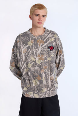 Sweatshirt surdimensionné camouflage arbres Raptors homme