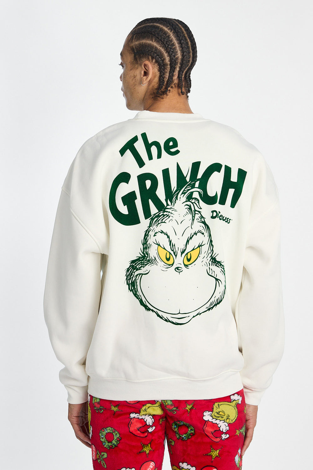 Mens The Grinch Crewneck Sweatshirt Mens The Grinch Crewneck Sweatshirt
