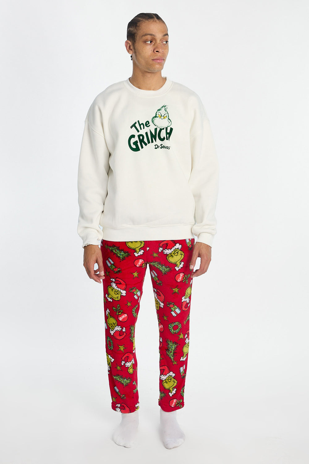 Mens The Grinch Crewneck Sweatshirt Mens The Grinch Crewneck Sweatshirt
