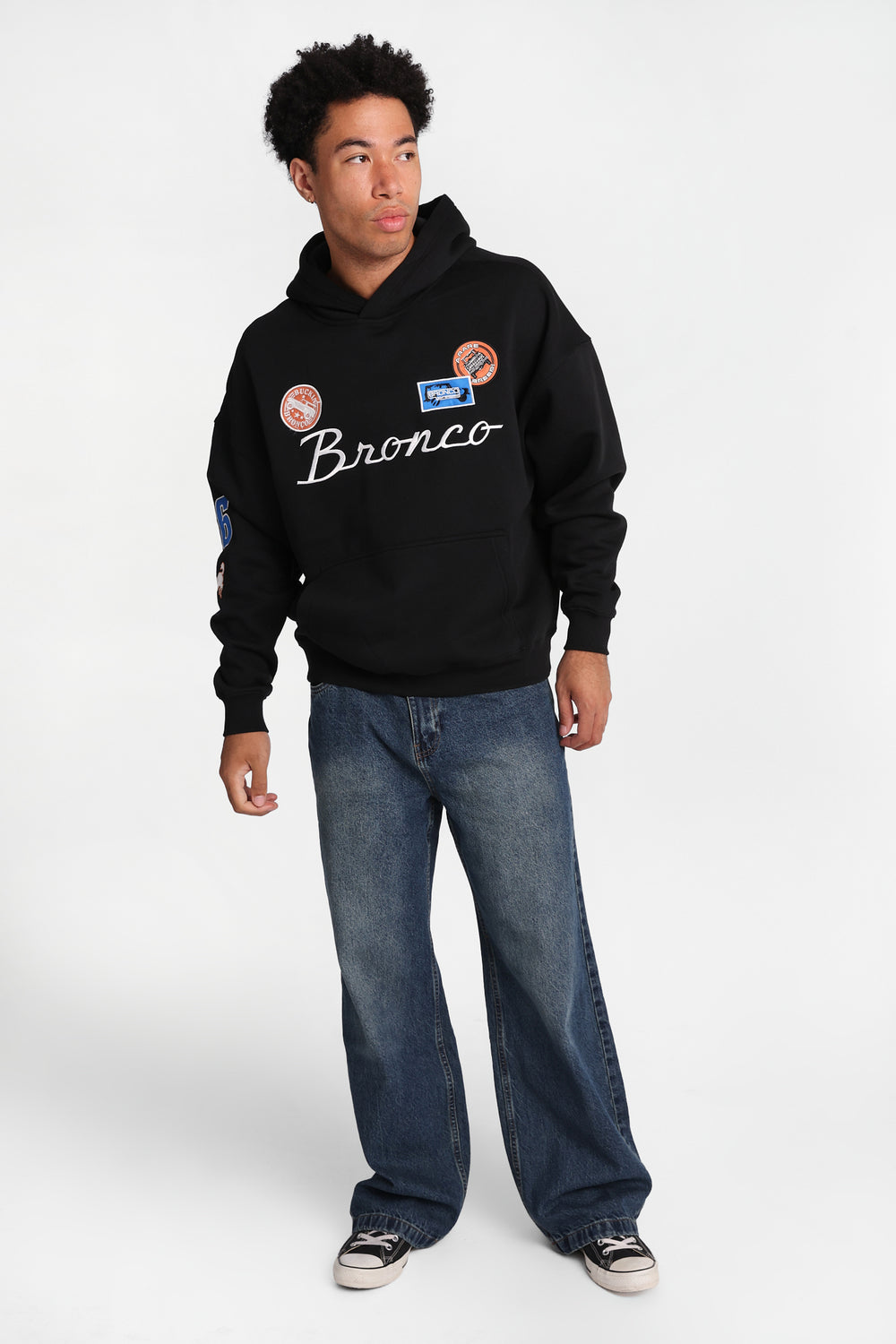 Ford Bronco Embroidered Graphic Hoodie Ford Bronco Embroidered Graphic Hoodie