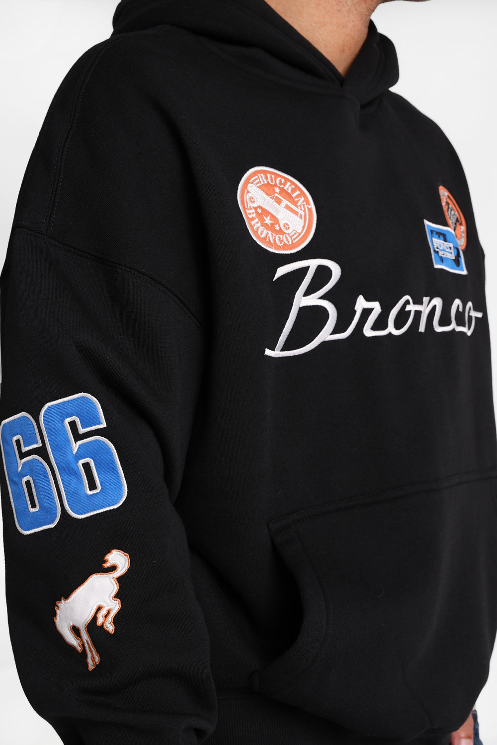 Ford Bronco Embroidered Graphic Hoodie Ford Bronco Embroidered Graphic Hoodie