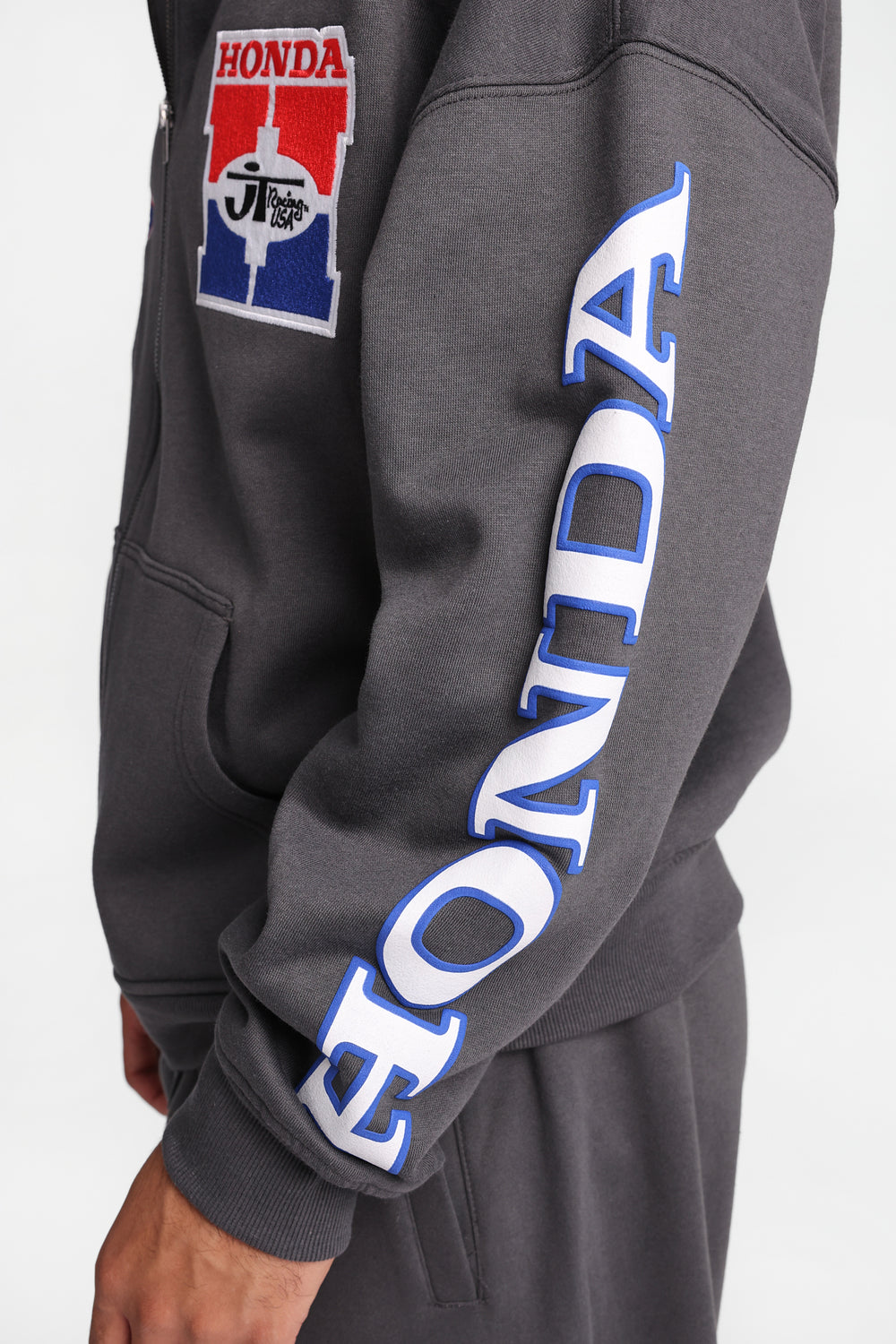 Honda Racing Graphic Zip-Up Hoodie Honda Racing Graphic Zip-Up Hoodie