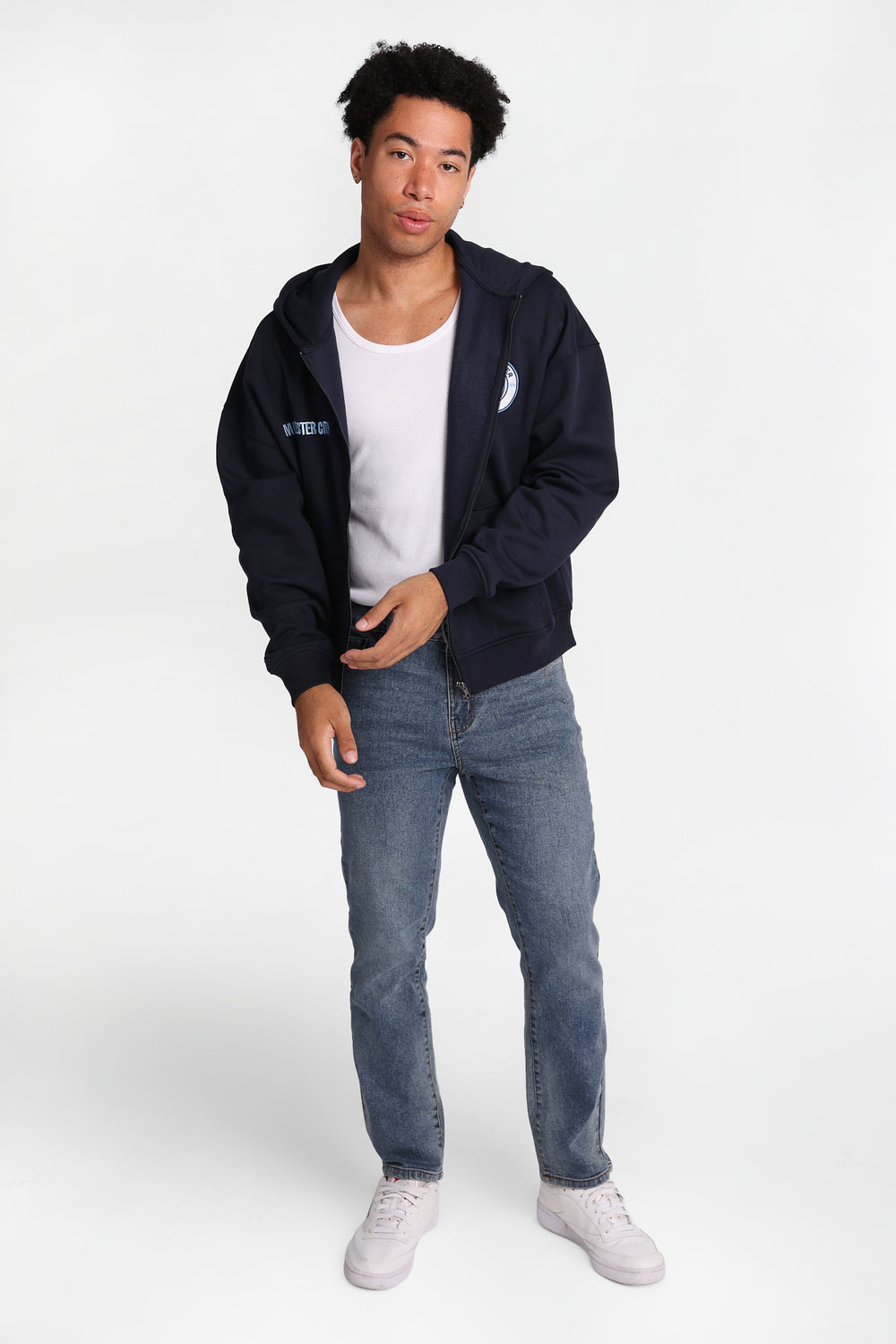 Manchester City Graphic Zip-Up Hoodie Manchester City Graphic Zip-Up Hoodie