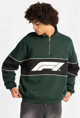 Sweatshirt bicolore à glissière 1/4 Formula 1