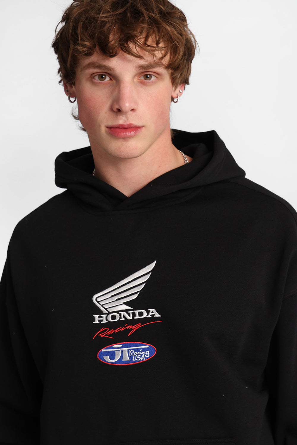 Haut à capuchon imprimé Honda Racing Haut à capuchon imprimé Honda Racing