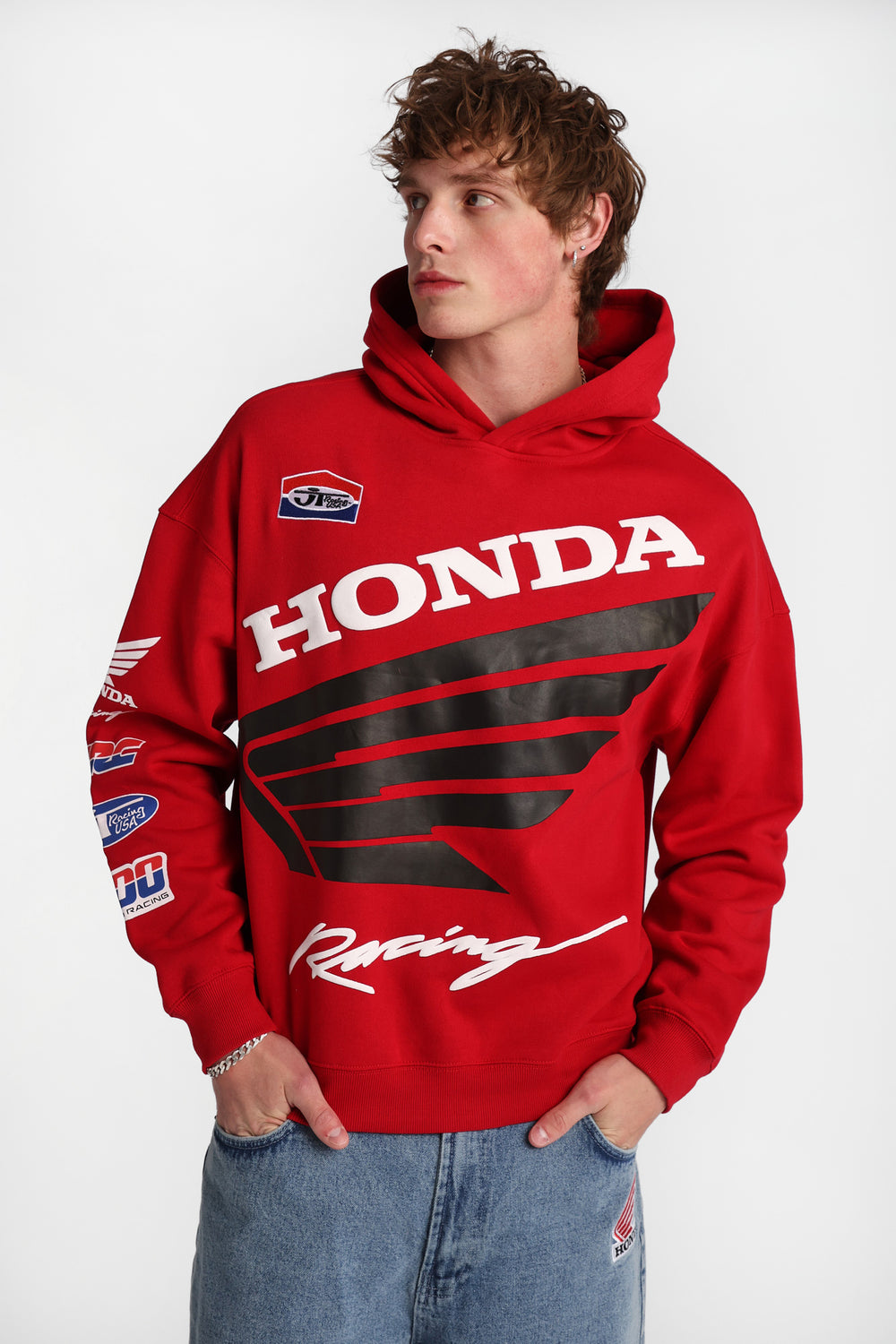 Honda Racing Wing Graphic Hoodie Honda Racing Wing Graphic Hoodie