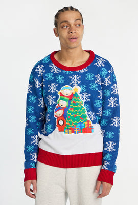 Mens South Park Holiday Graphic Sweater