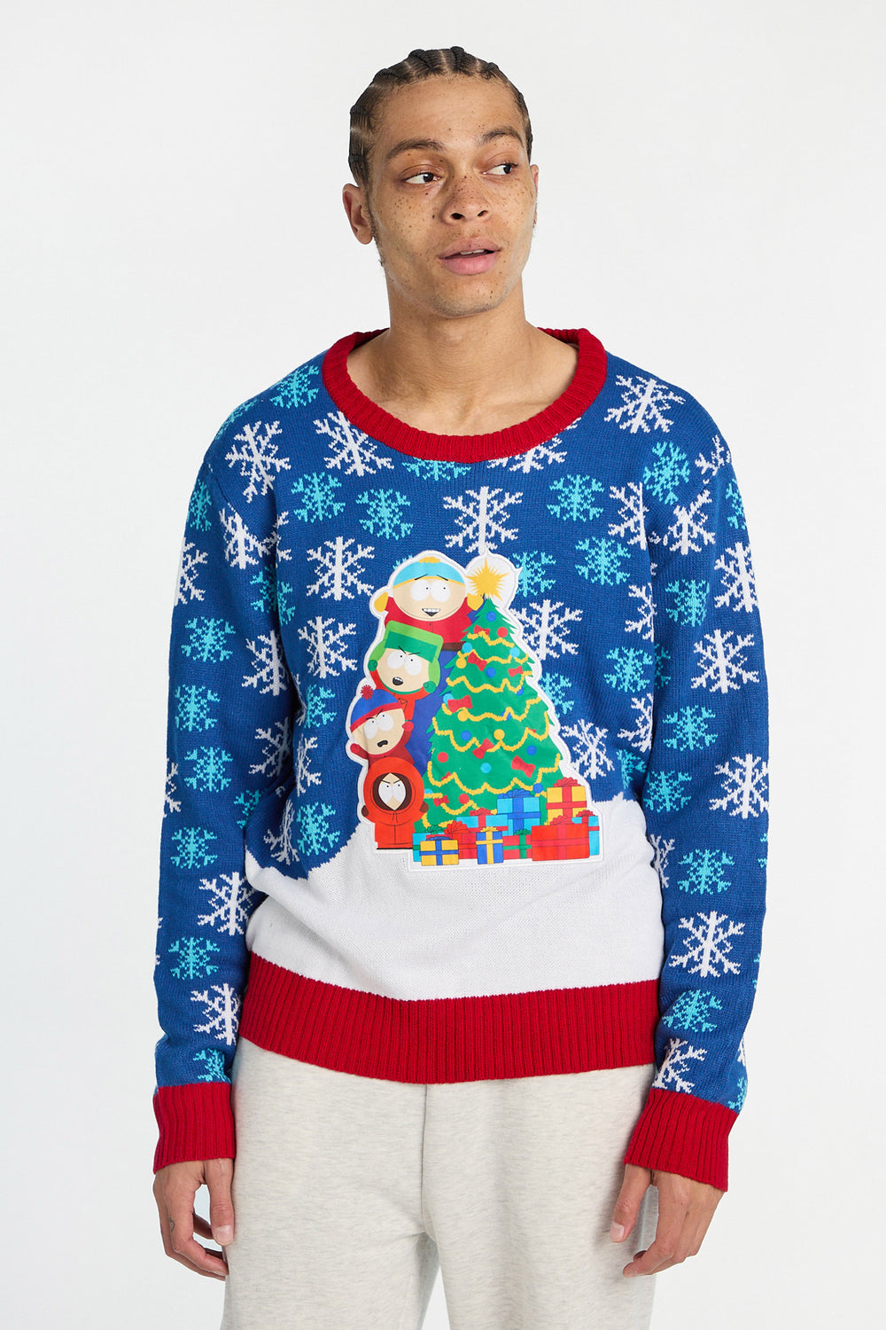 Mens South Park Holiday Graphic Sweater Mens South Park Holiday Graphic Sweater