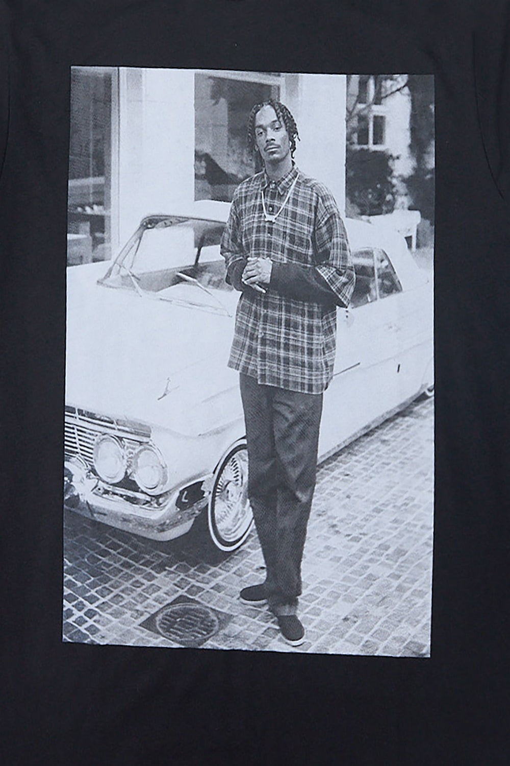 Mens Snoop Dogg Portrait Graphic T-Shirt Mens Snoop Dogg Portrait Graphic T-Shirt