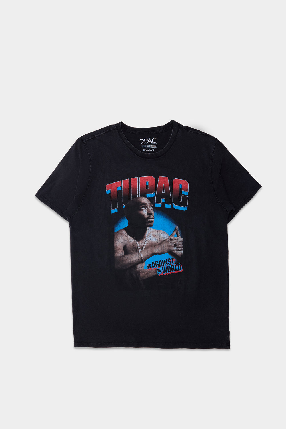 T-shirt imprimé Tupac homme T-shirt imprimé Tupac homme