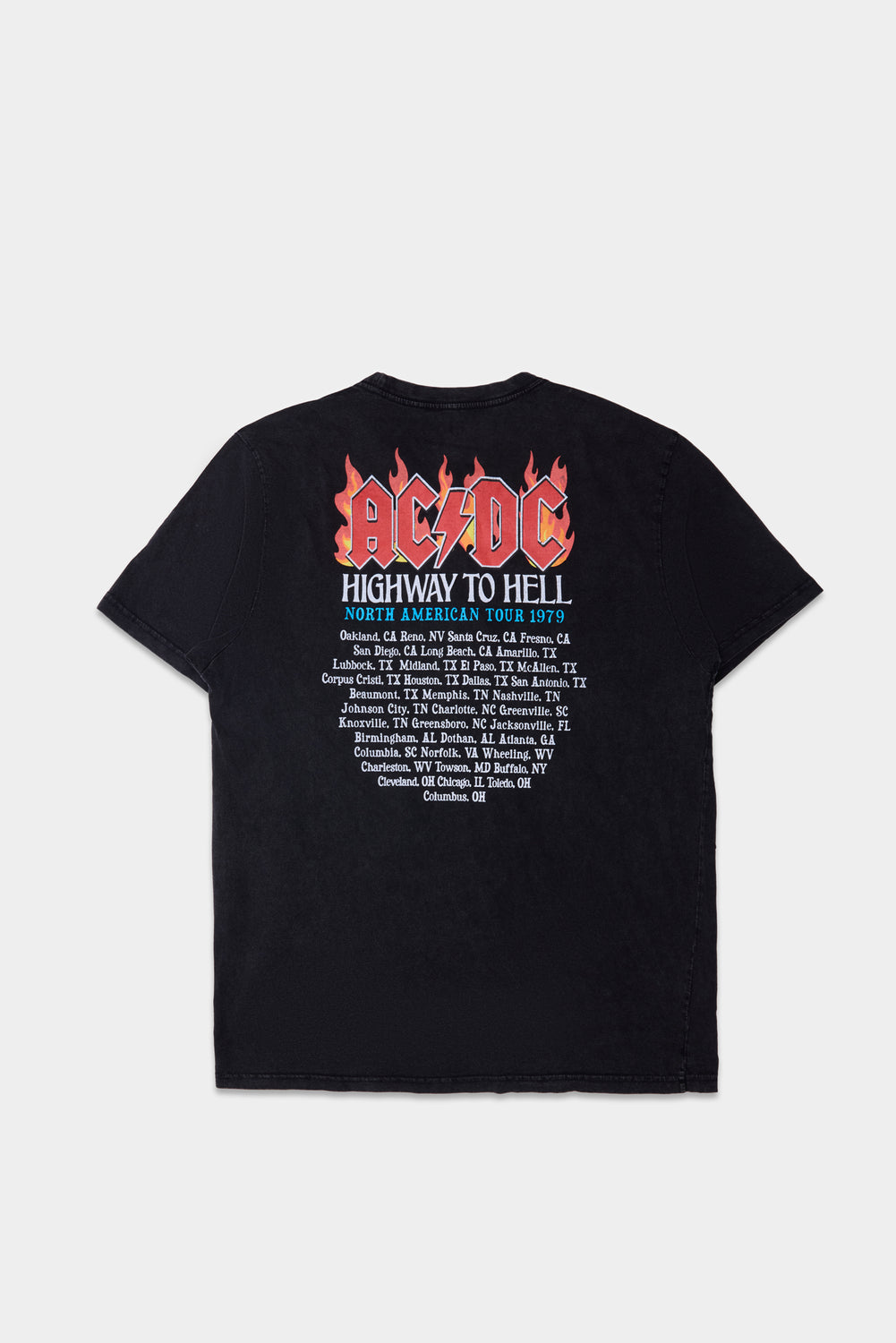 T-shirt imprimé North American Tour AC/DC homme T-shirt imprimé North American Tour AC/DC homme