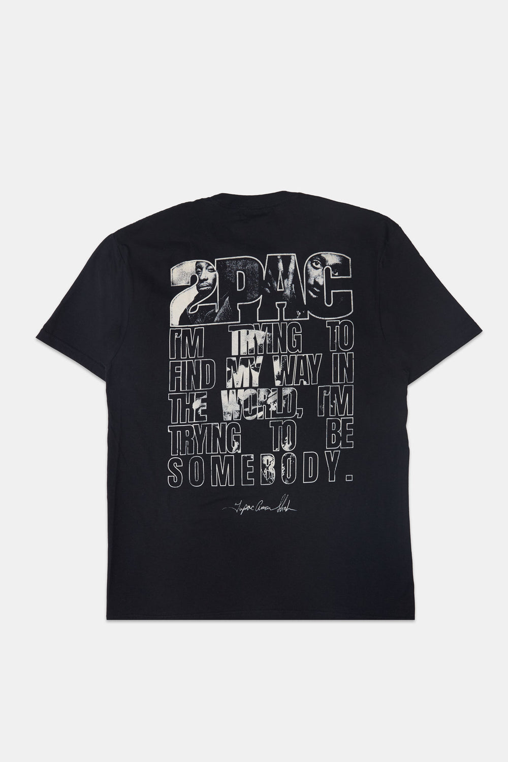 Mens 2Pac Trying To Be Somebody Graphic T-Shirt Mens 2Pac Trying To Be Somebody Graphic T-Shirt