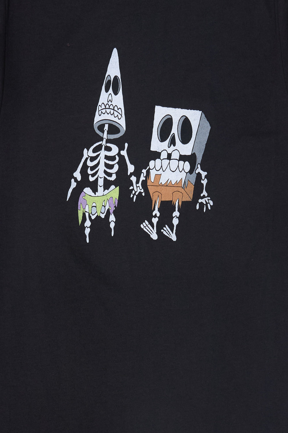 T-shirt imprimé Bob l'éponge et Patrick squelettes homme T-shirt imprimé Bob l'éponge et Patrick squelettes homme