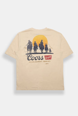 Coors Cowboys Graphic Oversized Tee