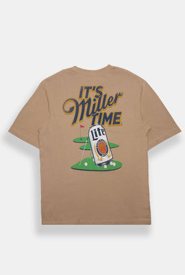 T-shirt surdimensionné imprimé It's Miller Time