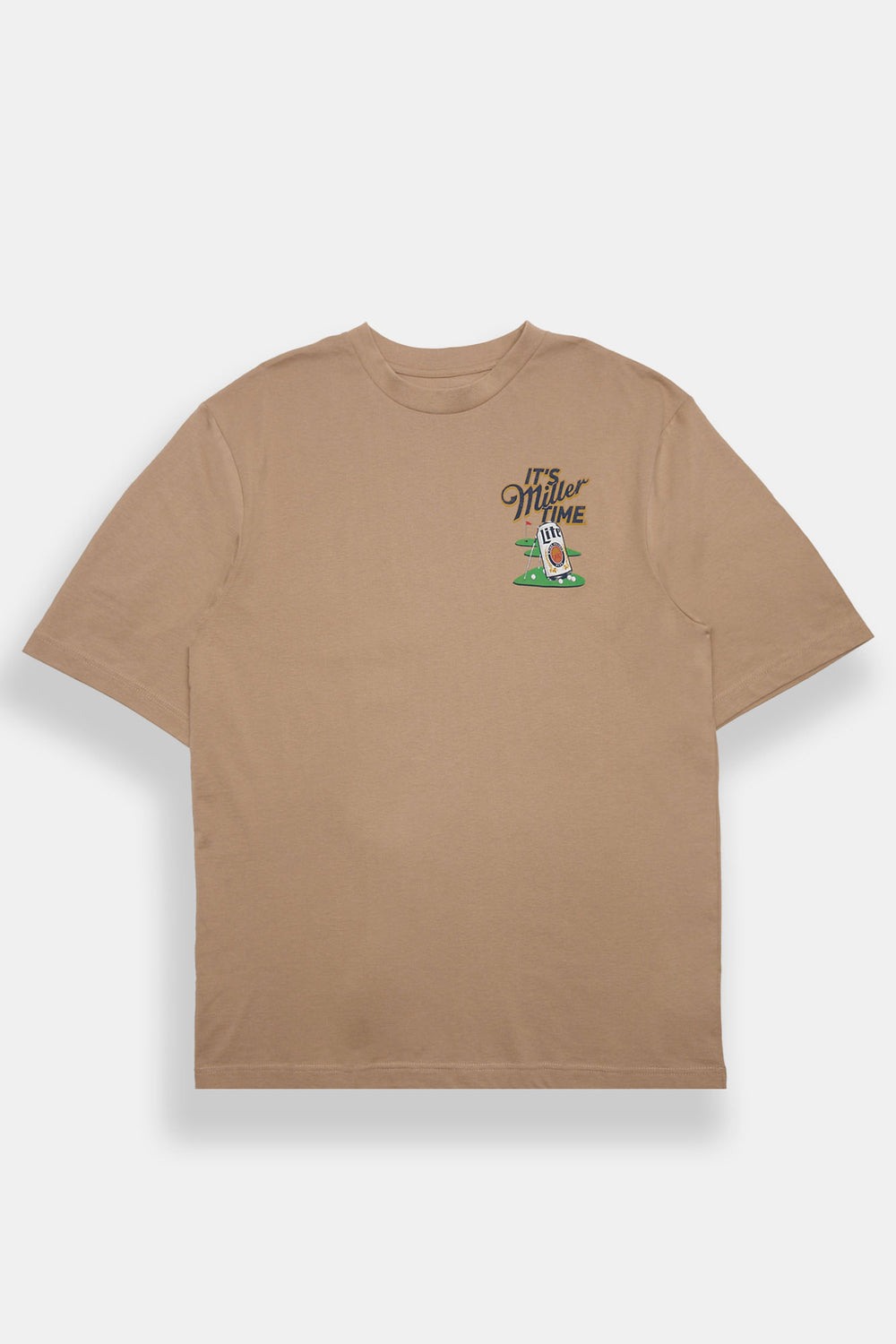 T-shirt surdimensionné imprimé It's Miller Time T-shirt surdimensionné imprimé It's Miller Time