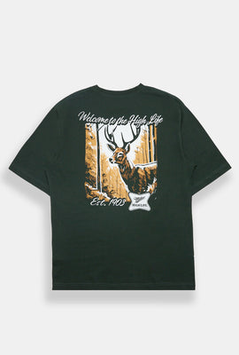Miller Since 1903 Deer Graphic Oversized Tee