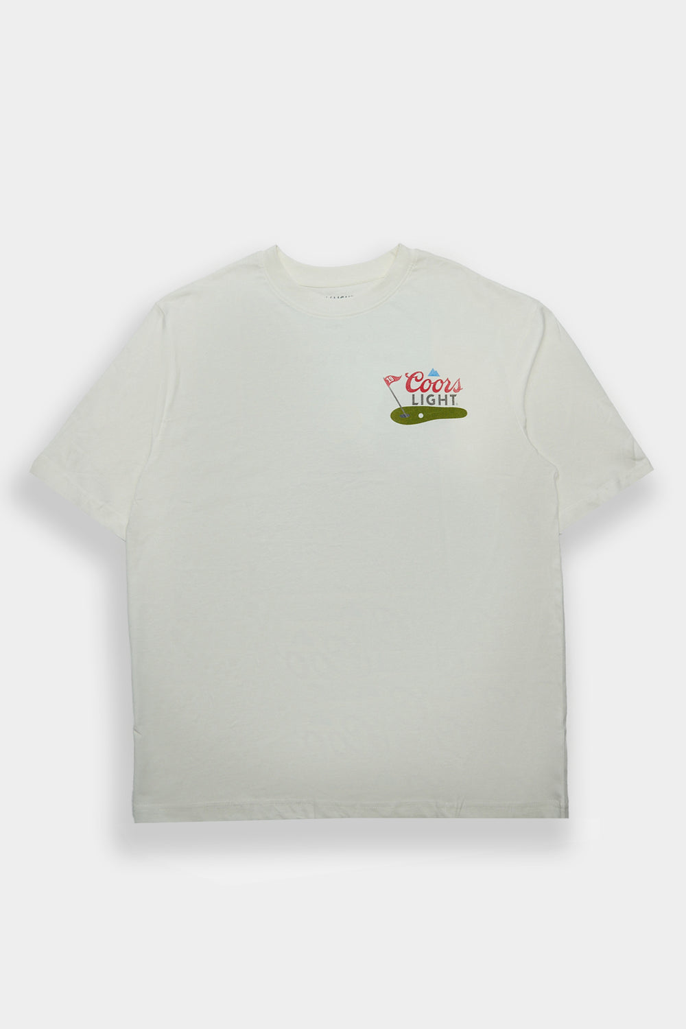 T-shirt surdimensionné à imprimé de golf Coors Light T-shirt surdimensionné à imprimé de golf Coors Light