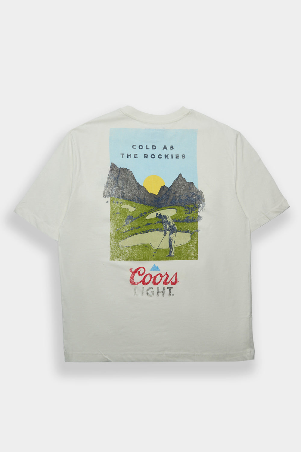 T-shirt surdimensionné à imprimé de golf Coors Light T-shirt surdimensionné à imprimé de golf Coors Light