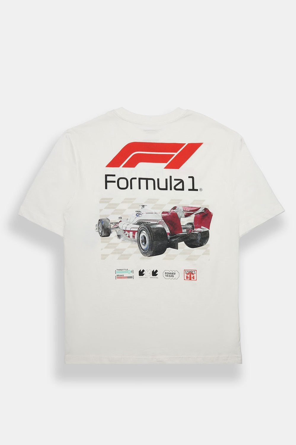 T-shirt surdimensionné imprimé Formula 1 Racing Division T-shirt surdimensionné imprimé Formula 1 Racing Division